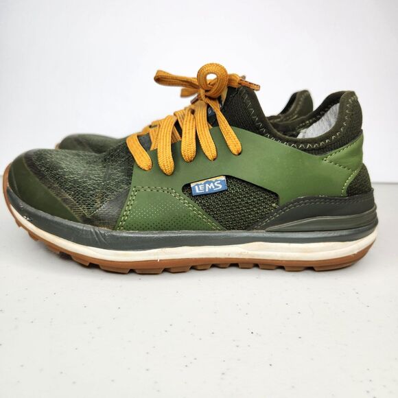 Lems Shoes - Lems Women's Mesa Minimalist Trail Hiking Running Shoes, Forest Green Size 6.5